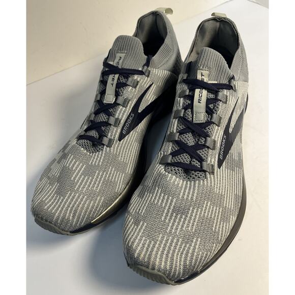 Brooks Other - Brooks Ricochet 2 Men's Size 13 Grey/Navy Athletic Road Running Sneakers